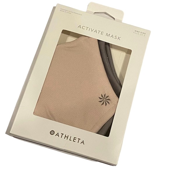 Athleta Activate TurboDry Face Masks Pack of 2 NWT - Picture 1 of 5